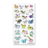 🌈🦄 Unicorns come in all shapes, sizes, colors, and weirdness - they’re just like us! @teabag.cartoon’s uni-cool set of mythical hybrids shows off the bingo card worthy type of unicorns you might just spot. From the winged pink fairy-corn to the sushi-corn, there is definitely a spirit unicorn for everyone!