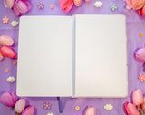 Unicorn Eclipse - Magical Memories Dotted Journal

✧Size &amp; Materials✧

Size: A5 (approximately 5.8 x 8.3 inches)
Smooth hardcover, rounded corners
160 dot grid pages, 140 gsm
Includes ribbon bookmark, elastic band, and back pocket