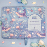 Unicorn Eclipse - Reading Room Dotted Journal

✧Size &amp; Materials✧


Size: A5 (approximately 5.8 x 8.3 inches)
Smooth hardcover, rounded corners
160 dot grid pages, 160 gsm
Includes 2 ribbon bookmarks, elastic band, and back pocket