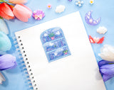 Unicorn Eclipse - Reading Room Sticker Book

Sticker books are used to store stickers and they come with double-sided release paper to ensure stickers can stick and be removed from the page cleanly. They’re great for collecting stickers!

✧Size &amp; Materials✧

Size (WxH): 5.75 in x 8.25 in (A5)
50 sheets (100 in total including both sides)