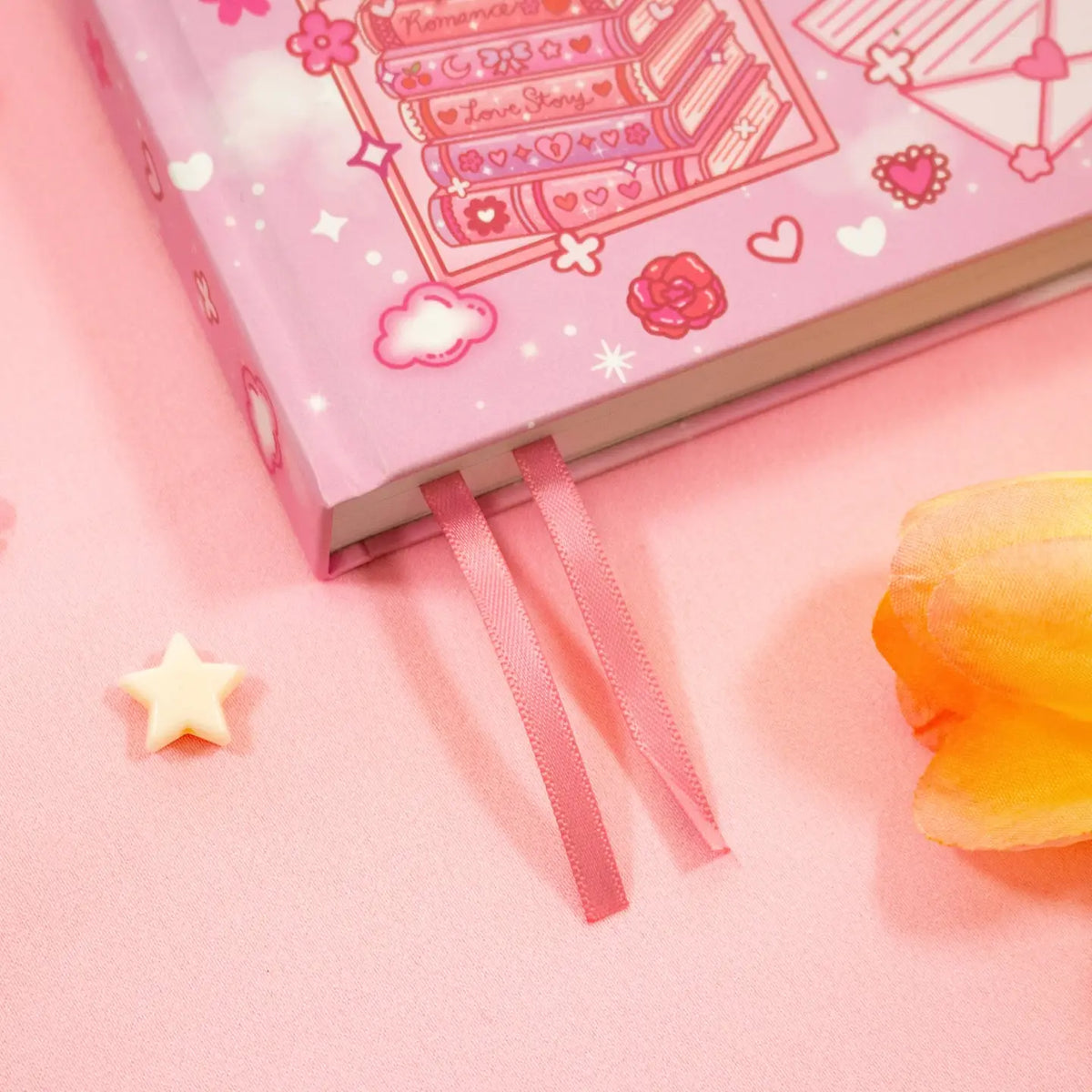 Unicorn Eclipse -&nbsp;Love Story Dotted Journal

✧Size &amp; Materials✧


Size: A5 (approximately 5.8 x 8.3 inches)
Smooth hardcover, rounded corners
160 dot grid pages, 160 gsm
Includes 2 ribbon bookmarks, elastic band, and back pocket