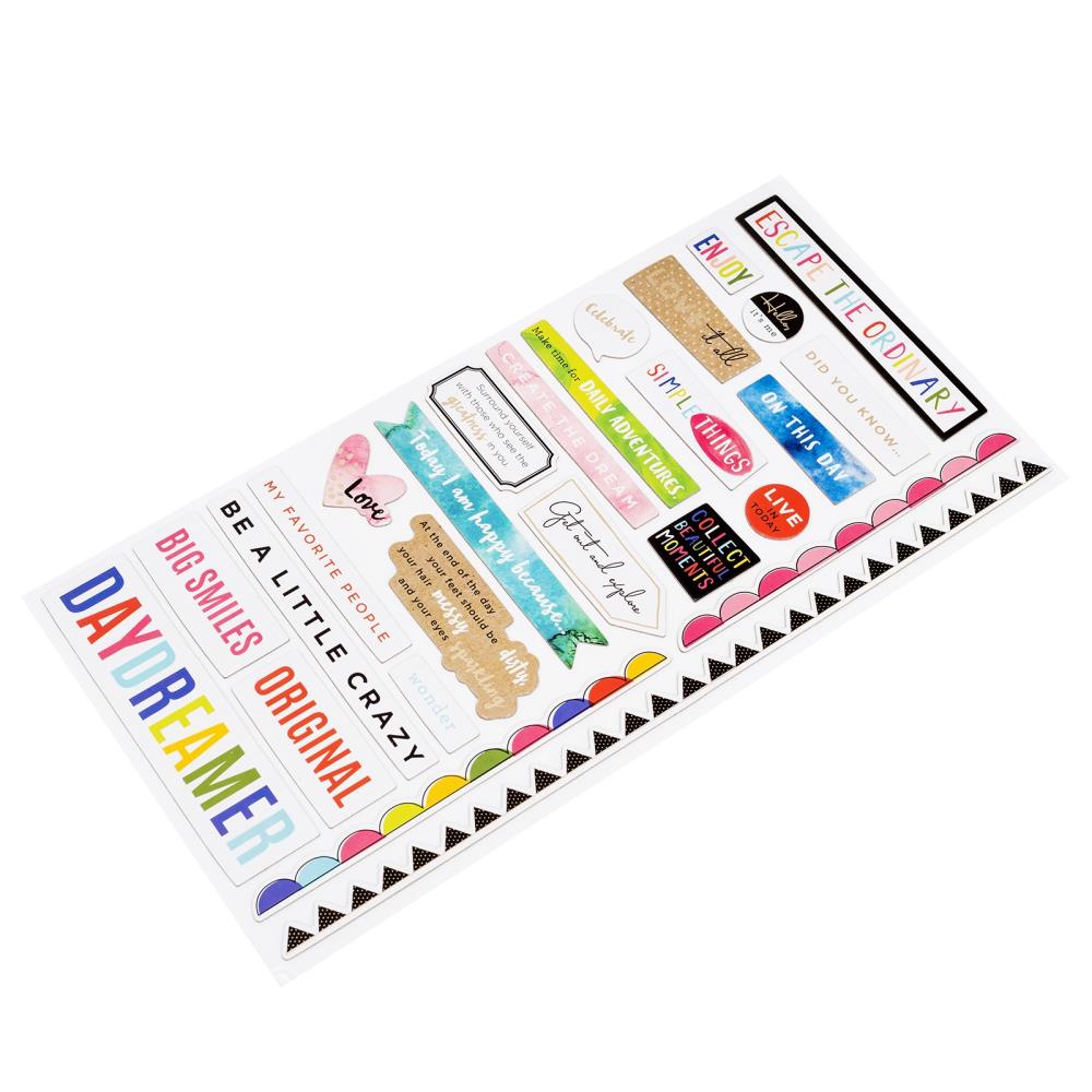 Vicki Boutin Thickers Stickers - Field Notes Phrase/Multi Chipboard