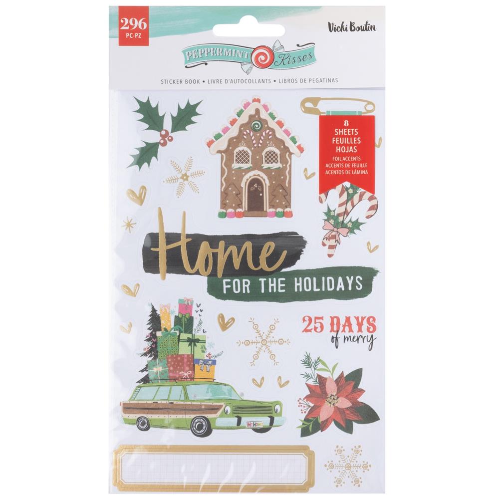 Vicki Boutin Peppermint Kisses Sticker Book