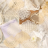 These delightful lacy doilies can be used for a number of projects to great effect or maybe you just want to pop them under your pretty party cupcakes! Perfect for your projects for a pretty delicate effect.

10 Piece Set
2.7in x 3.5in