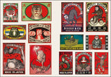 Celebrate a lost era of surprising graphics with nostalgic matchbox designs from around the world. Indian elephants jostle with Japanese cherry blossoms and bold Soviet-era graphics in this fiery collection of striking imagery. In an age of vaping, the humble matchbox has become an object of nostalgia. This colorful little sticker book celebrates the weird and wonderful designs of boxes from India, China, Japan, Sweden, Austria, and the former Czechoslovakia. Full of charm and graphic invention, they’ll add