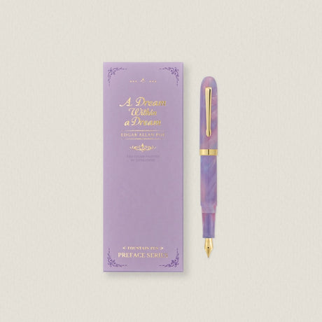 Discover the colors of literature inspired by the emotions and moments found in literary works, now in a fountain pen.&nbsp;

The Wearingeul Literature Fountain Pen was created to bring the colors of stories born from literature into your hands. Take your time with the Wearingeul Literature Fountain Pen and write down the words and impressions that stayed with you.&nbsp;

Inspired by the ethereal imagery of fleeting dreams and the transient beauty of golden sand slipping through fingers - introducing a pen 