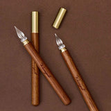 A modular glass pen that combines a glass nib with an elegant rosewood body.&nbsp;

The modular design allows the pen to be used for many years to come due to its easy nib replacement system. Designed to be easy to use and clean, the nib can be detached easily and lightly rinsed with water for cleaning.

The screw on brass cap allows for safe transport and storage making it perfect for use on the go.&nbsp;