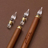 A modular glass pen that combines a glass nib with an elegant rosewood body.&nbsp;

The modular design allows the pen to be used for many years to come due to its easy nib replacement system. Designed to be easy to use and clean, the nib can be detached easily and lightly rinsed with water for cleaning.

The screw on brass cap allows for safe transport and storage making it perfect for use on the go.&nbsp;