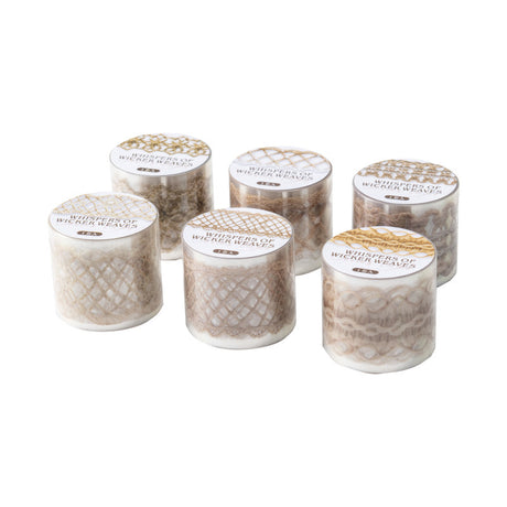 Add a cozy touch to your crafts with the Whiskers of Wicker Weaves Kiss Cut PET Tape. Each kiss‑cut piece is easy to peel and perfect for decorating journals, planners, pen‑pal letters, scrapbooks, and gifts. The soft wicker‑inspired motifs give your pages a gentle, homey touch that feels both cute and calming.

Kiss Cut
Includes 1 roll of PET tape