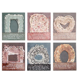 These hollowed lace ephemeras are great for various kinds of personal projects with its design being perfect for framing or decorating your pages! With 10 different designs in each pack, you can customize every page to your liking.

10 Piece Set
13.4x9.4x0.2 cm