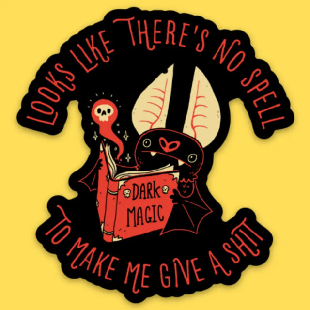 Wicked Clothes - Dark Magic Spell Vinyl Sticker

• Durable &amp; weatherproof
• Made of thick vinyl which protects from scratching, rain &amp; sunlight
• Size: 3" x 2.8" inches