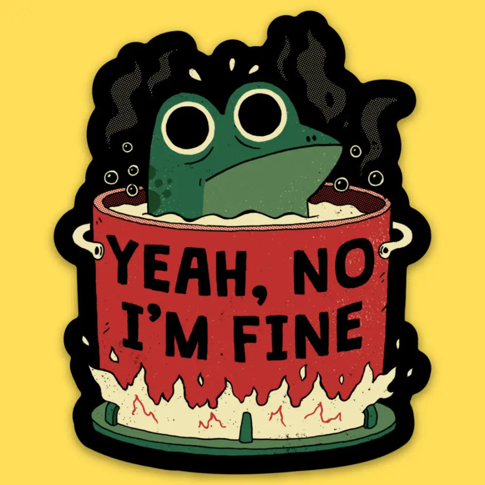 Wicked Clothes - Yeah, No Vinyl Sticker

• Durable &amp; weatherproof
• Made of thick vinyl which protects from scratching, rain &amp; sunlight
• Size: 3" x 2.5" inches