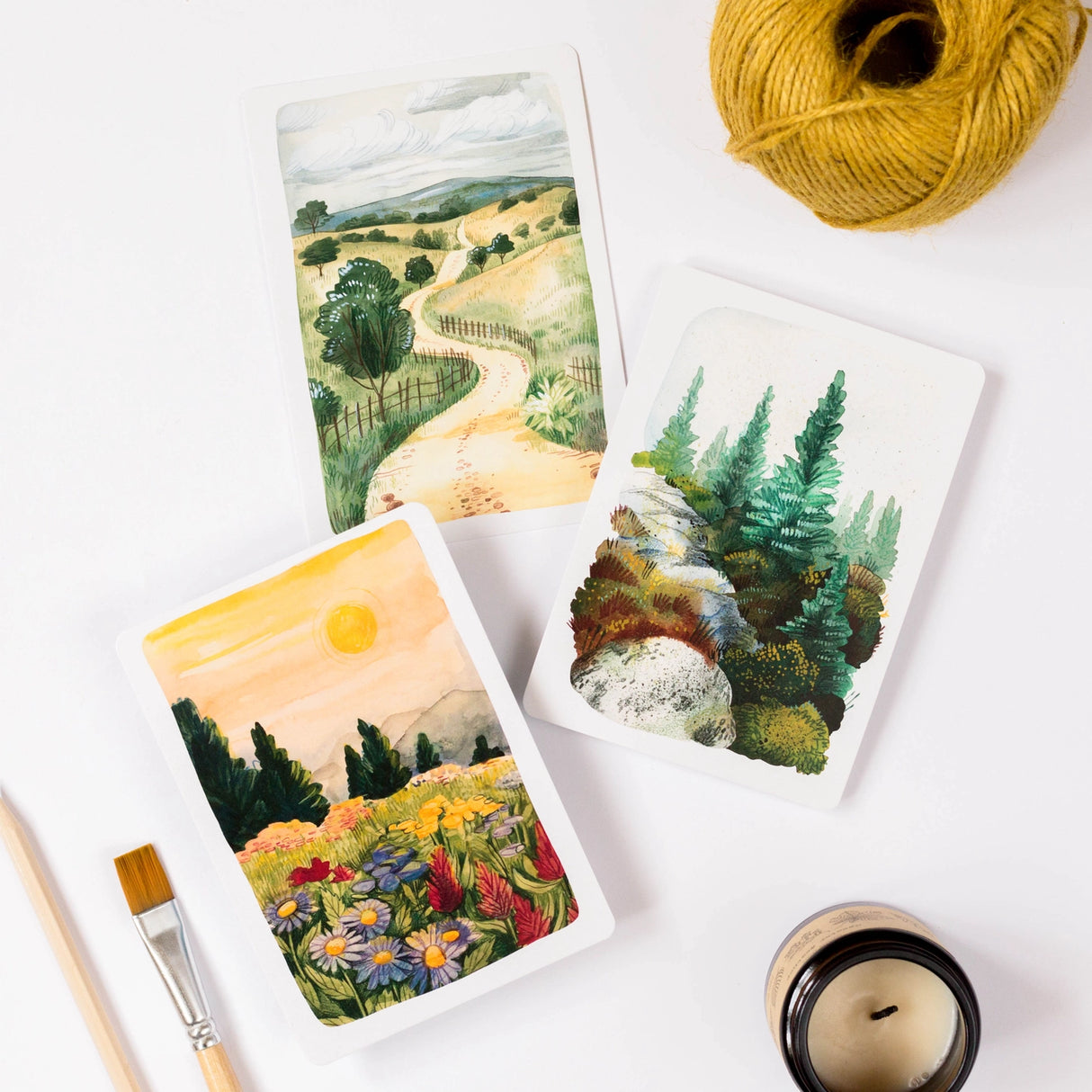 Wild Pencil Studio Postcard Set - Landscapes

✸ POSTCARD ✸

This Postcard designed with all wanderers in mind will be perfect for your snail mail, art wall and letters. Made from one of my sketchbook paintings with love in Czech Republic.