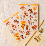 Wild Pencil Studio Sticker Sheet - Mushrooms