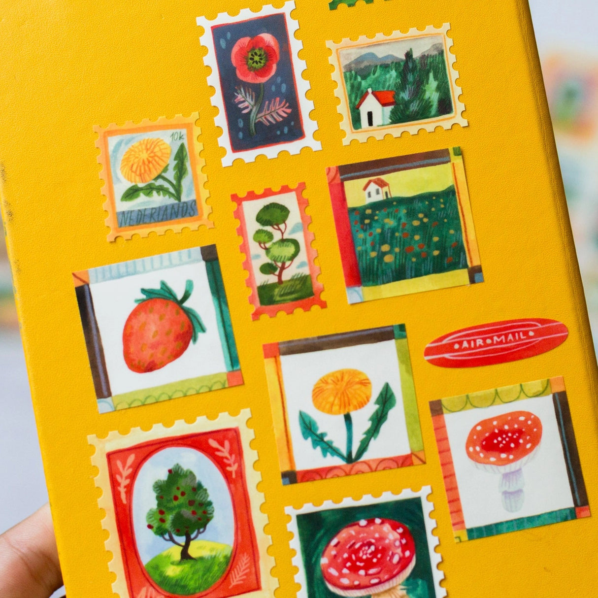 Wild Pencil Studio Vinyl Sticker Sheet - Meadow Mosaic