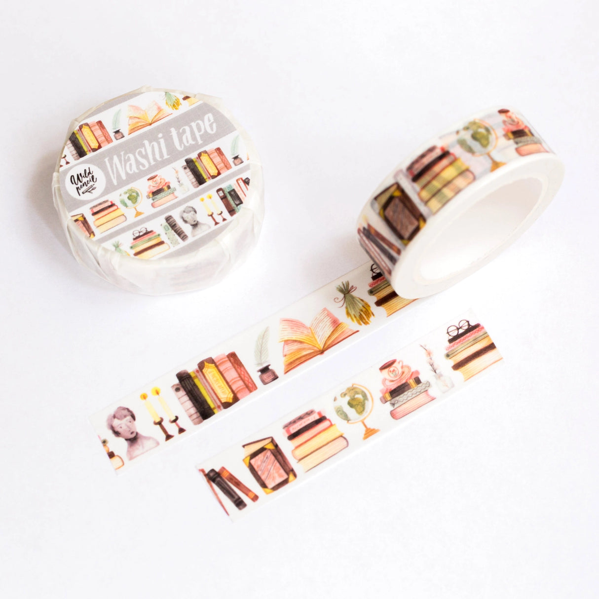 ✸ WASHI TAPE ✸

Cute washi tape to decorate your journals, seal your envelopes, scrapbook or packages. All the design are my own original. The washi tapes are printed in a traditional factory and are very high quality.

✸ DETAILS ✸

one roll measures 10 m (32.9 feet)
width of the roll is 15 mm (0.6 inch)
packaged in paper