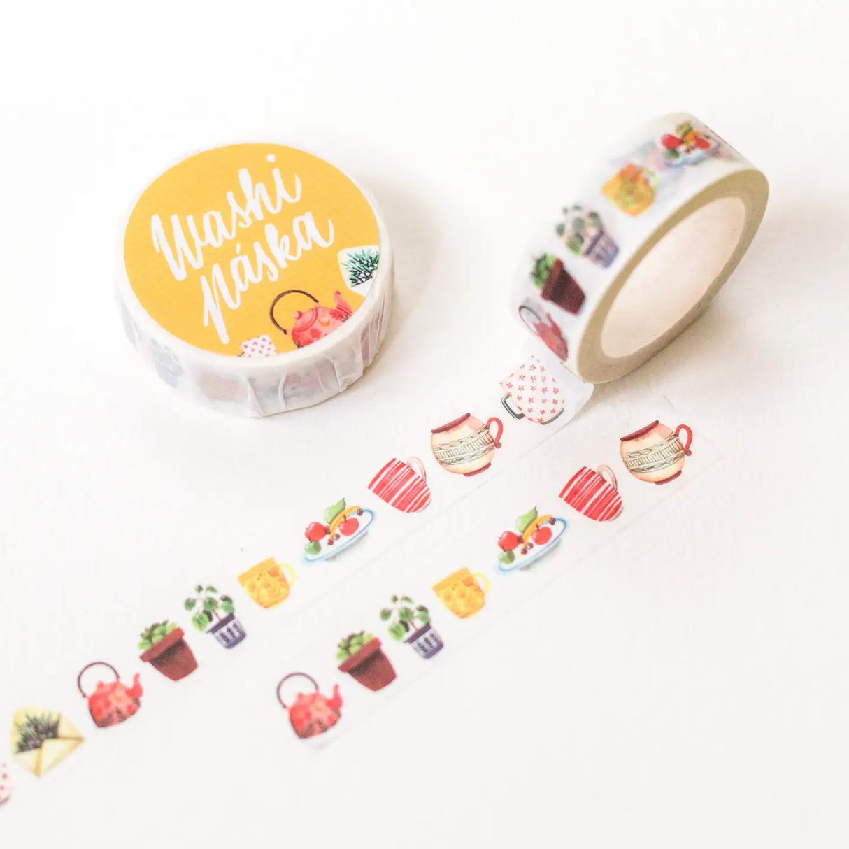✸ WASHI TAPE ✸

Cute washi tape to decorate your journals, seal your envelopes, scrapbook or packages. All the design are my own original. The washi tapes are printed in a traditional factory and are very high quality.

✸ DETAILS ✸

one roll measures 10 m (32.9 feet)
&nbsp;width of the roll is 15 mm (0.6 inch)
packaged in paper