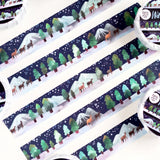 Wild Pencil Studio Washi Tape - Winter Night

✸ WASHI TAPE ✸

Cute washi tape to decorate your journals, seal your envelopes, scrapbook or packages. All the design are my own original. The washi tapes are printed in a traditional factory and are very high quality.

✸ DETAILS ✸

one roll measures 10 m (32.9 feet)
&nbsp;width of the roll is 20 mm (0.6 inch)
packaged in paper