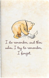 Jot down thoughts, notes, and ideas in style while on the go with this delightful set of 3 mini notebooks!

The cover of each notebook features a charming Winnie-the-Pooh design featuring A. A. Milne's beloved characters, as illustrated by Ernest H. Shepard.