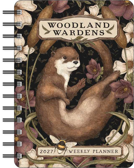 Stay organized as you seek wisdom from nature in this enchantingly illustrated planner based on the bestselling Woodland Wardens oracle card deck.

From beloved artist and author Jessica Roux, each month showcases an animal-plant pair along with their symbolic significance as divined from folklore, mythology, and literature. Monthly prompts encourage you on your own path of personal growth. Weekly and monthly spreads offer ample room for planning, making lists, and noting all the important things in your li