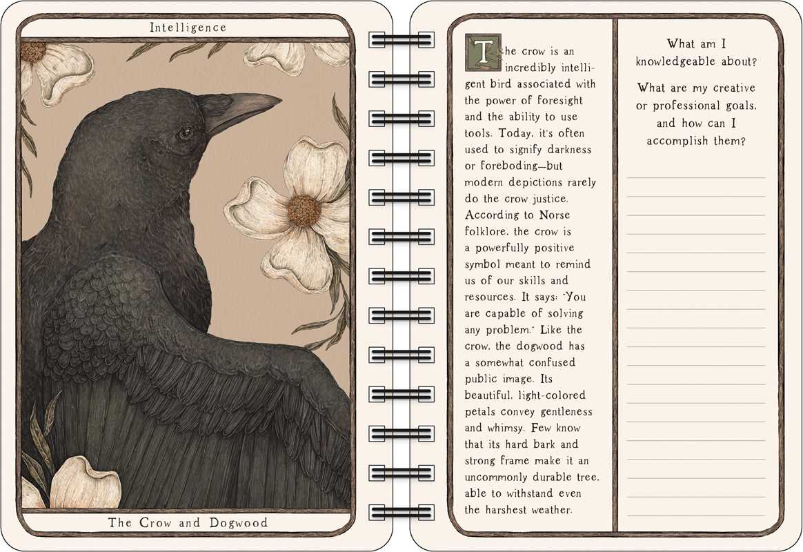 Stay organized as you seek wisdom from nature in this enchantingly illustrated planner based on the bestselling Woodland Wardens oracle card deck.

From beloved artist and author Jessica Roux, each month showcases an animal-plant pair along with their symbolic significance as divined from folklore, mythology, and literature. Monthly prompts encourage you on your own path of personal growth. Weekly and monthly spreads offer ample room for planning, making lists, and noting all the important things in your li