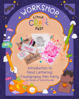 Introduction to Hand Lettering: Fauxligraphy Pen Party with NatterDoodle