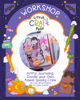 Artful Journaling: Doodle your Own Kawaii Spooky Crew with Mommy Lhey