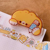 Writing Cat Notebook Clip