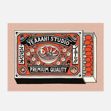 This illustration is inspired by old Japanese matchbox labels.

• Postcard format A6 (14.8 x 10.5cm)
• Fedrigoni Arena 300gm2 FSC certified paper
• printed in France