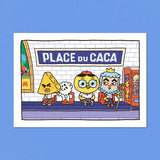 Yeaaah! Studio Post Card - Place Du Caca

Illustration inspired by Parisian metro stations.

• Postcard size A6 (14.8 × 10.5 cm)
• Old Mill Premium White 300g paper
• Digital printing
• Printed in France