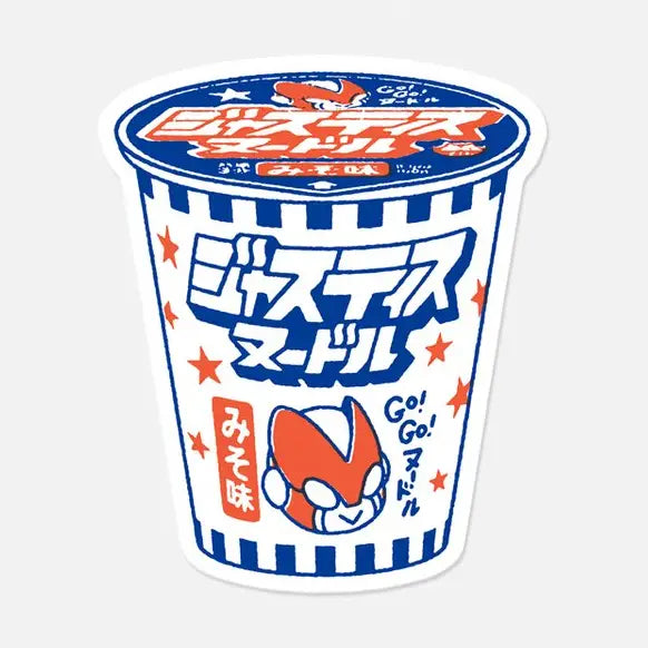 Yeaaah! Studio Vinyl Sticker - Justice Noodles

Here is one of the fake packaging I created for the Instant Noodles illustration.
The name of this instant miso ramen is Justice Noodle (icial Noodle), in connection with Justice-kun, one of the many characters I use regularly in my designs.

• Vinyl sticker
• 5.8 x 7 cm
• PVC free
• Anti-UV varnish
• Can be used outside
• Printed in Sweden