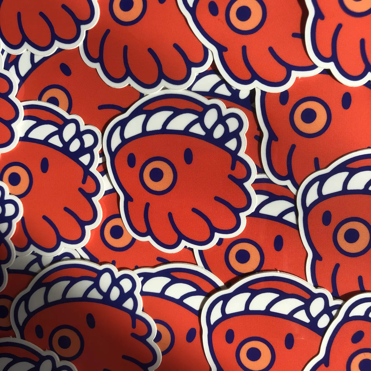Lil Tako is one of our original characters. It is inspired by the mascots that can be found on the front of takoyaki stands, these small dumplings filled with octopus.

• Vinyl sticker
• 4 x 4.3 cm
• PVC free
• Anti-UV varnish
• Can be used outside
• Printed in Sweden