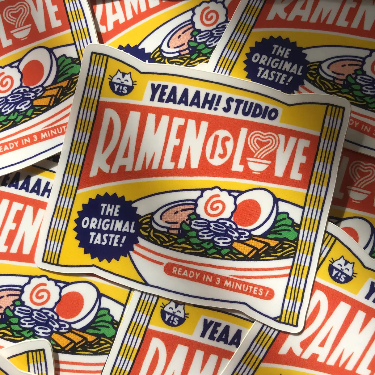 Ramen is life, ramen is love, what more can we say?

• Vinyl sticker
• 7 x 6 cm
• PVC-free
• Anti-UV varnish
• Can be used outside
• Printed in Sweden