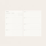 Botanica Paper Co. Linen Bound Undated Weekly Planner - Garden Floral
