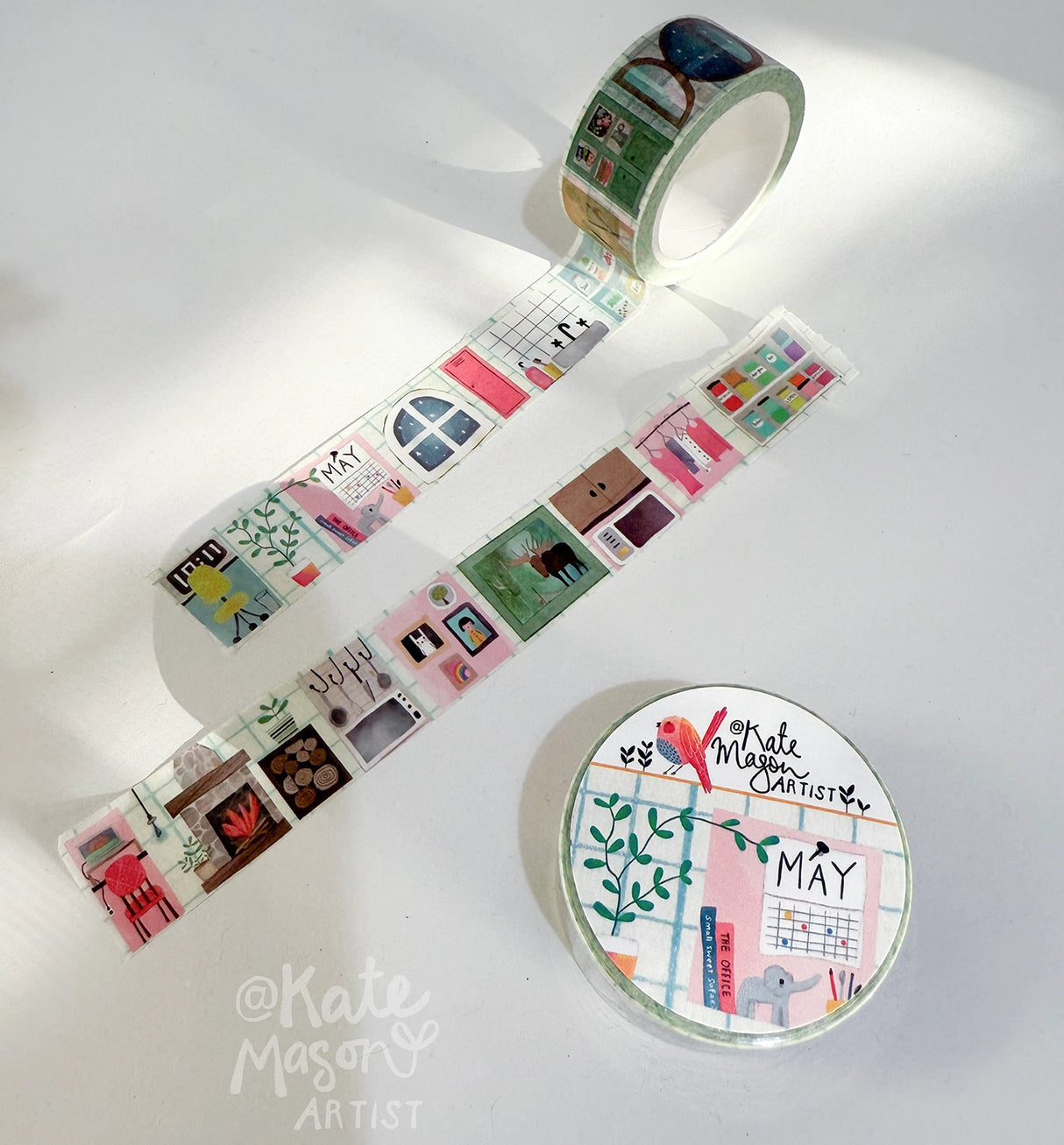 Kate Mason Artist - Tiny Living Icons Washi Tape