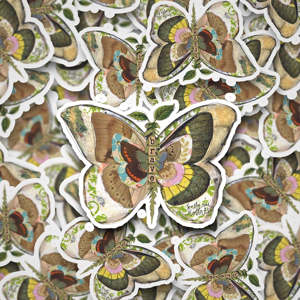 Brave Vinyl Sticker