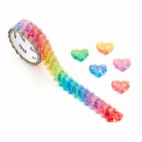 Brooming Heart Washi Roll Sticker Bande