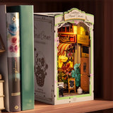 Floral Corner DIY Book Nook Kit with Dust Cover