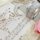 ♡ bows & lace die cut washi tape

♡ 27mm wide - die cut washi is very delicate, careful when unraveling!

♡ all washi is 10m long