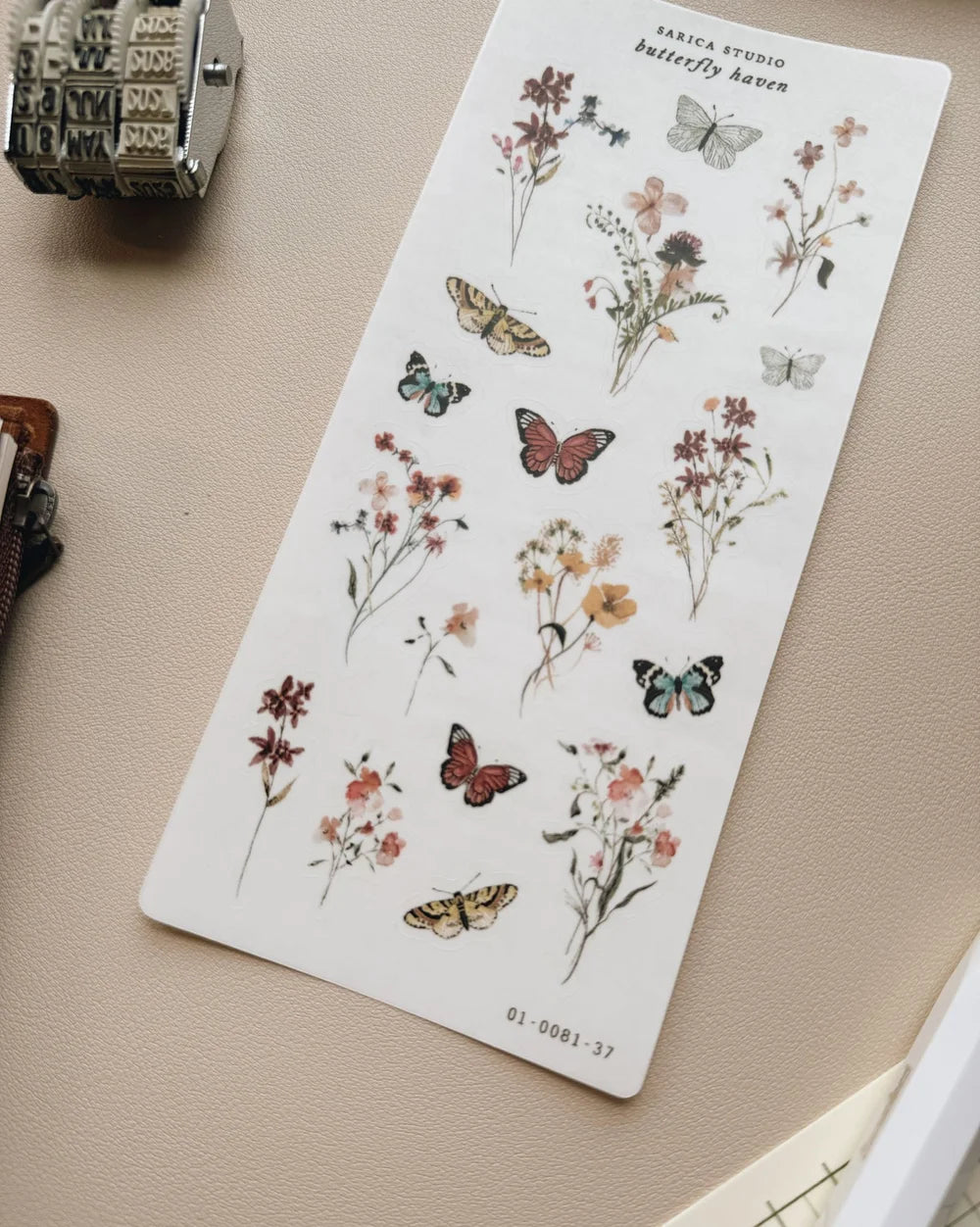 Sarica Studio Butterfly Haven Stickers