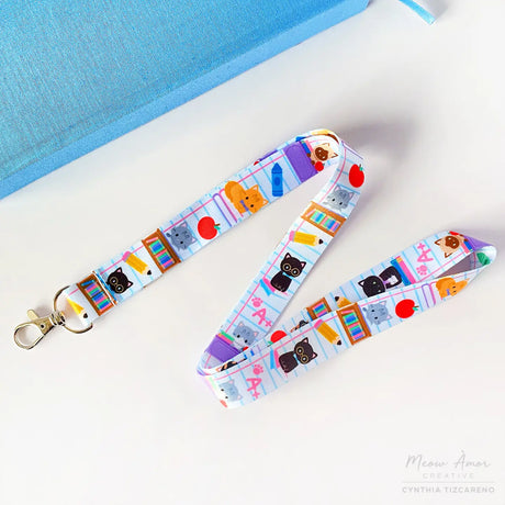 Meow Amor Creative - Teacher Cat Lanyard