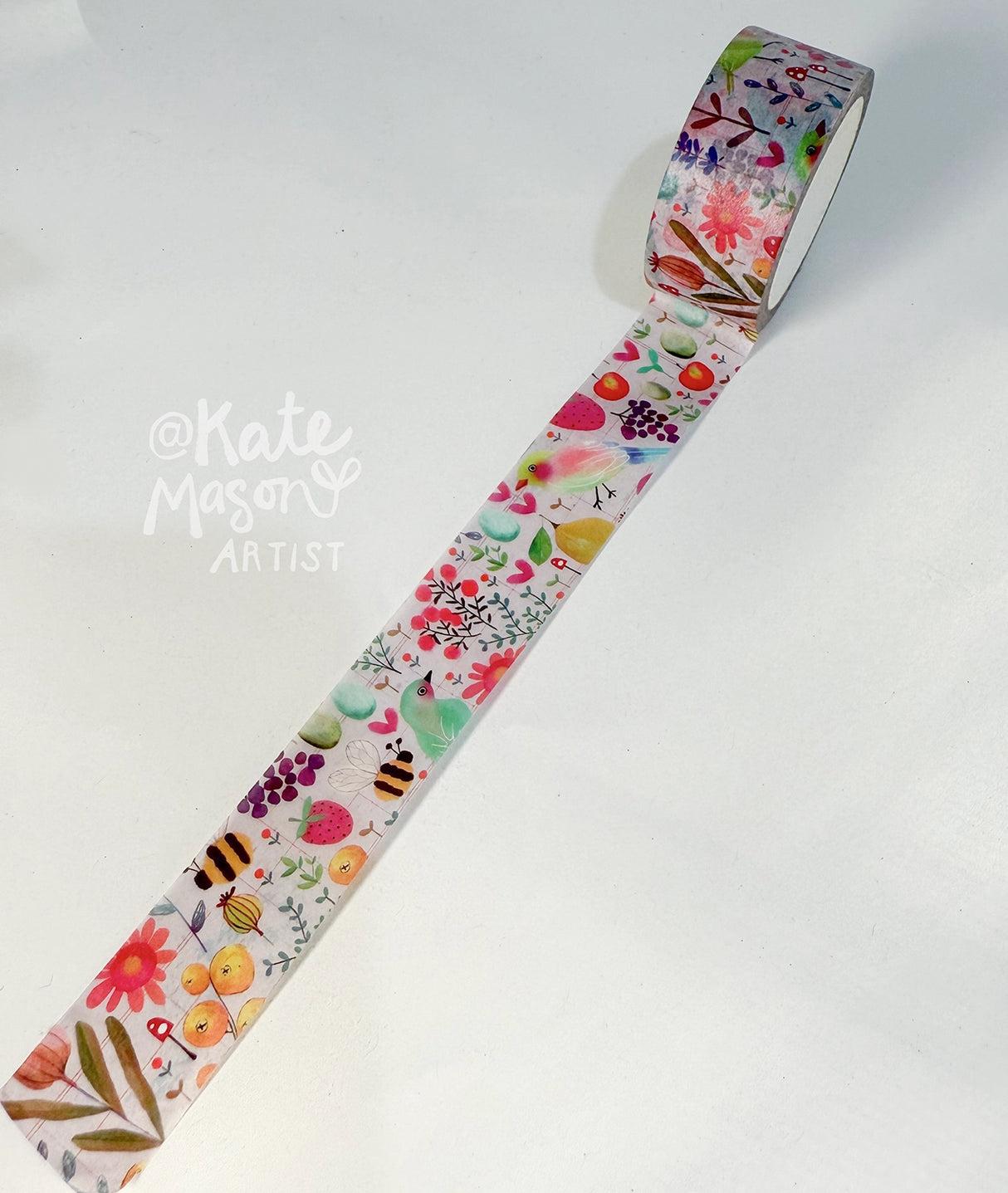 Kate Mason Artist - Garden Abundance Washi Tape