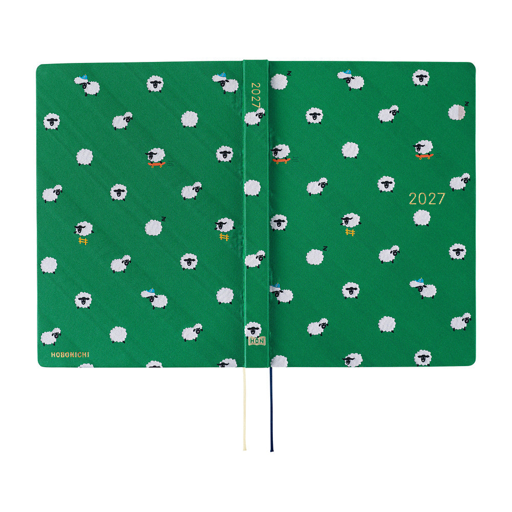 Hobonichi Techo HON A5 - Bow & Tie: Sheep Sheep Sheep