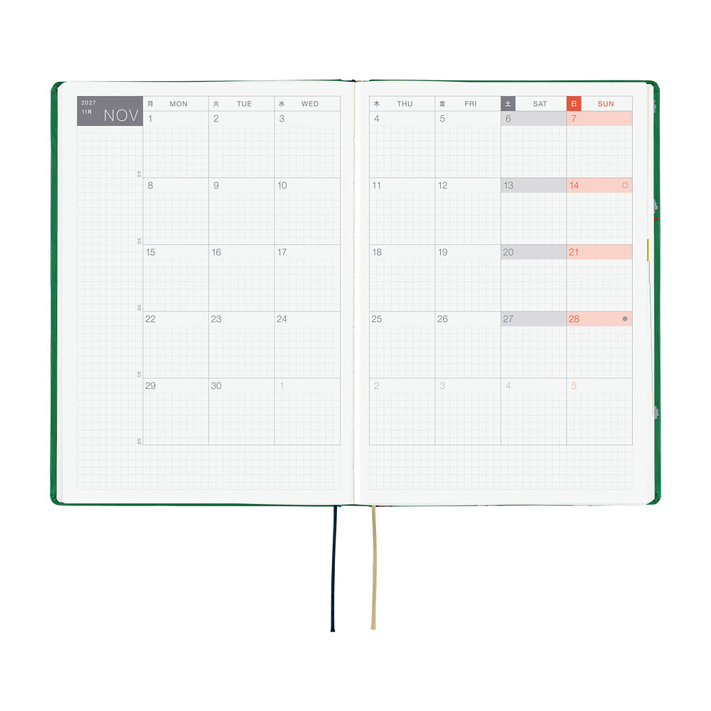 Hobonichi Techo HON A5 - Bow & Tie: Sheep Sheep Sheep