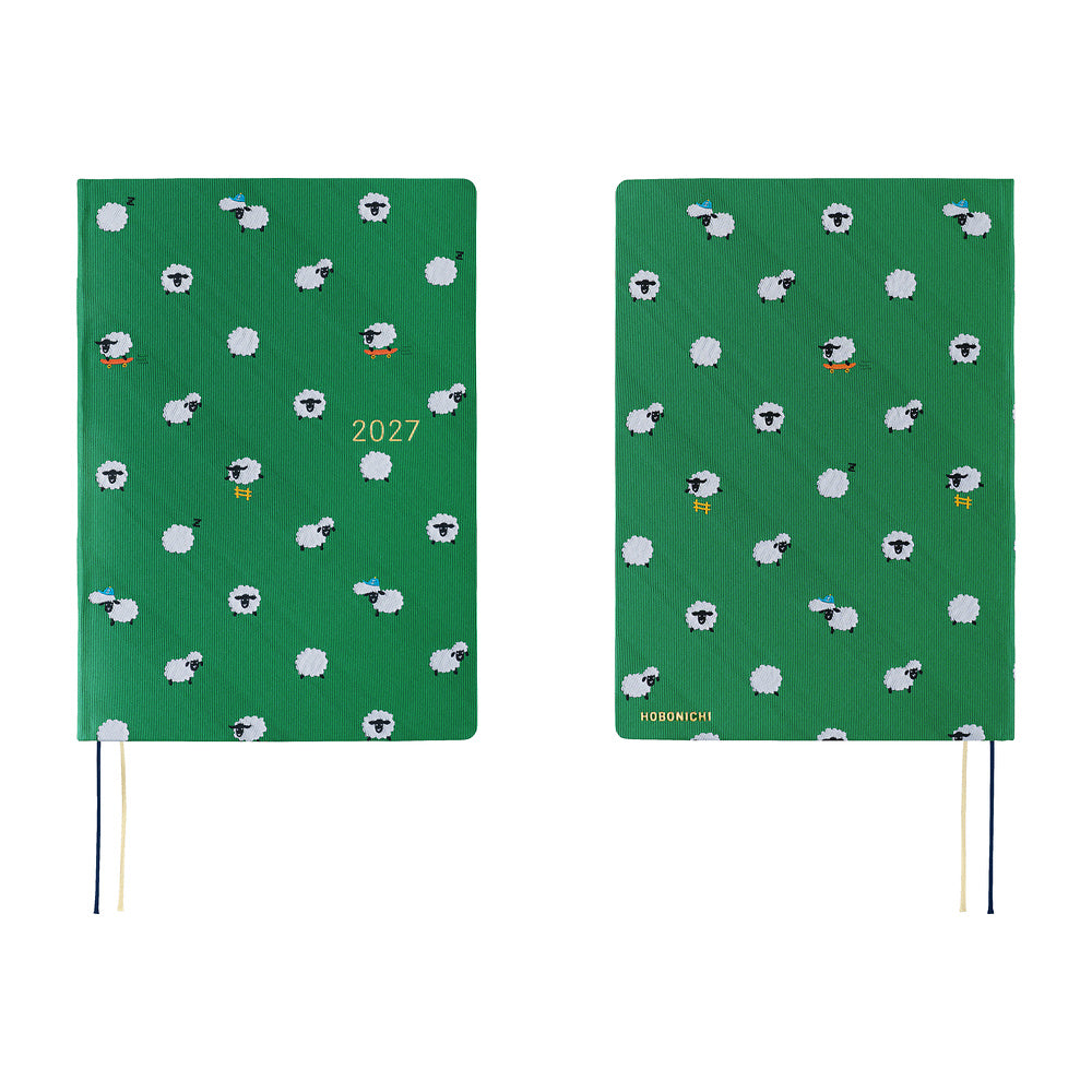 Hobonichi Techo HON A5 - Bow & Tie: Sheep Sheep Sheep