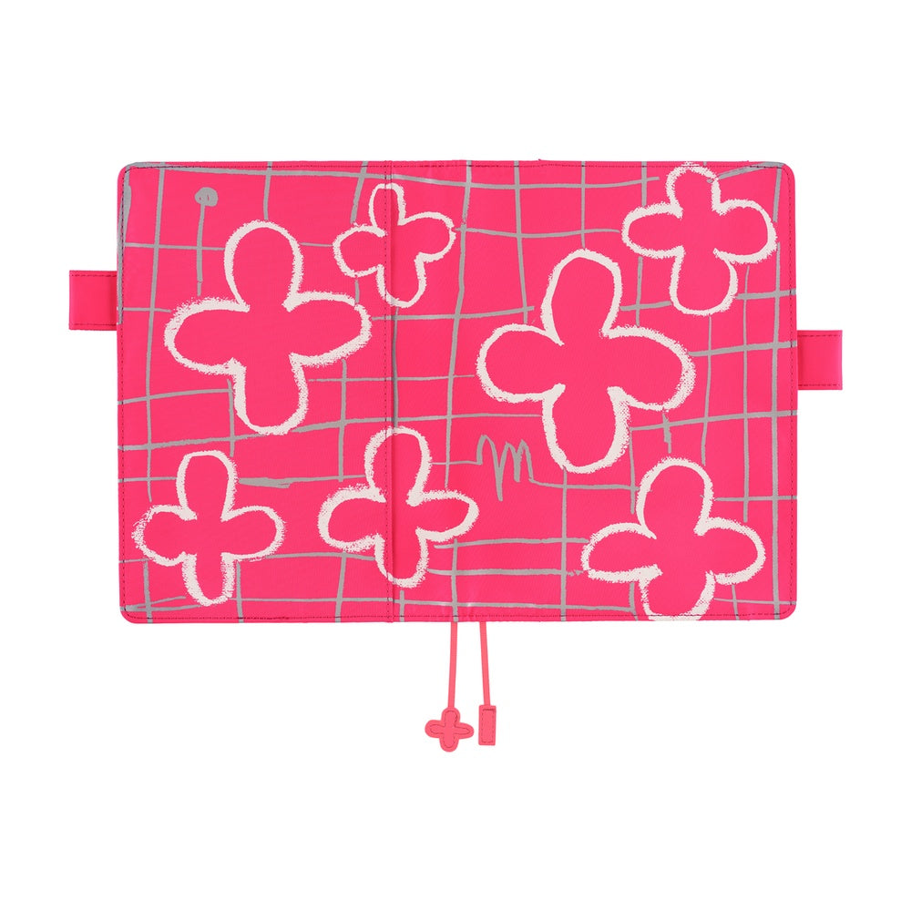 Hobonichi Techo 2026 Cousin A5 Book & Cover - Makoto Matsubayashi: Pink Flowers [JPN/A5/April Start]