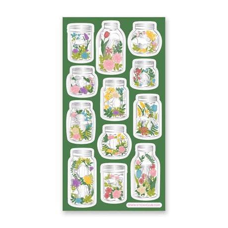 STICKII Aquarium Terrariums Sticker Sheet