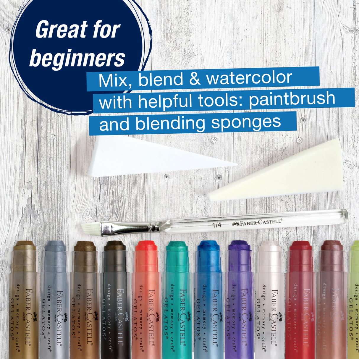 Gelatos, Metallics - 15-Piece Set