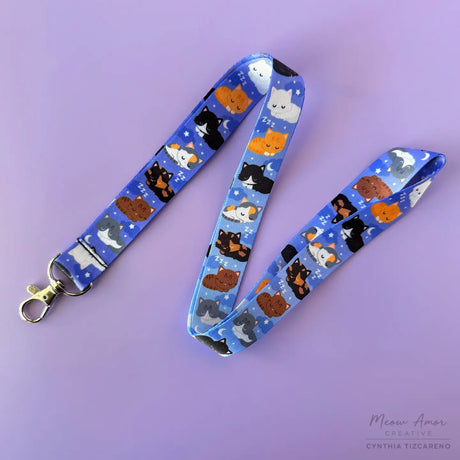 Meow Amor Creative - Sleepy Cats Lanyard