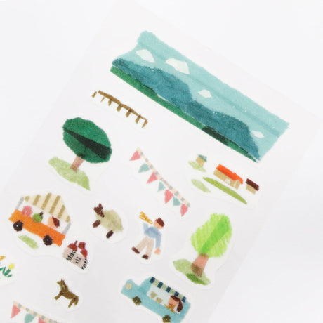 Saien x Miki Tamura Sticker Sheet - Marche